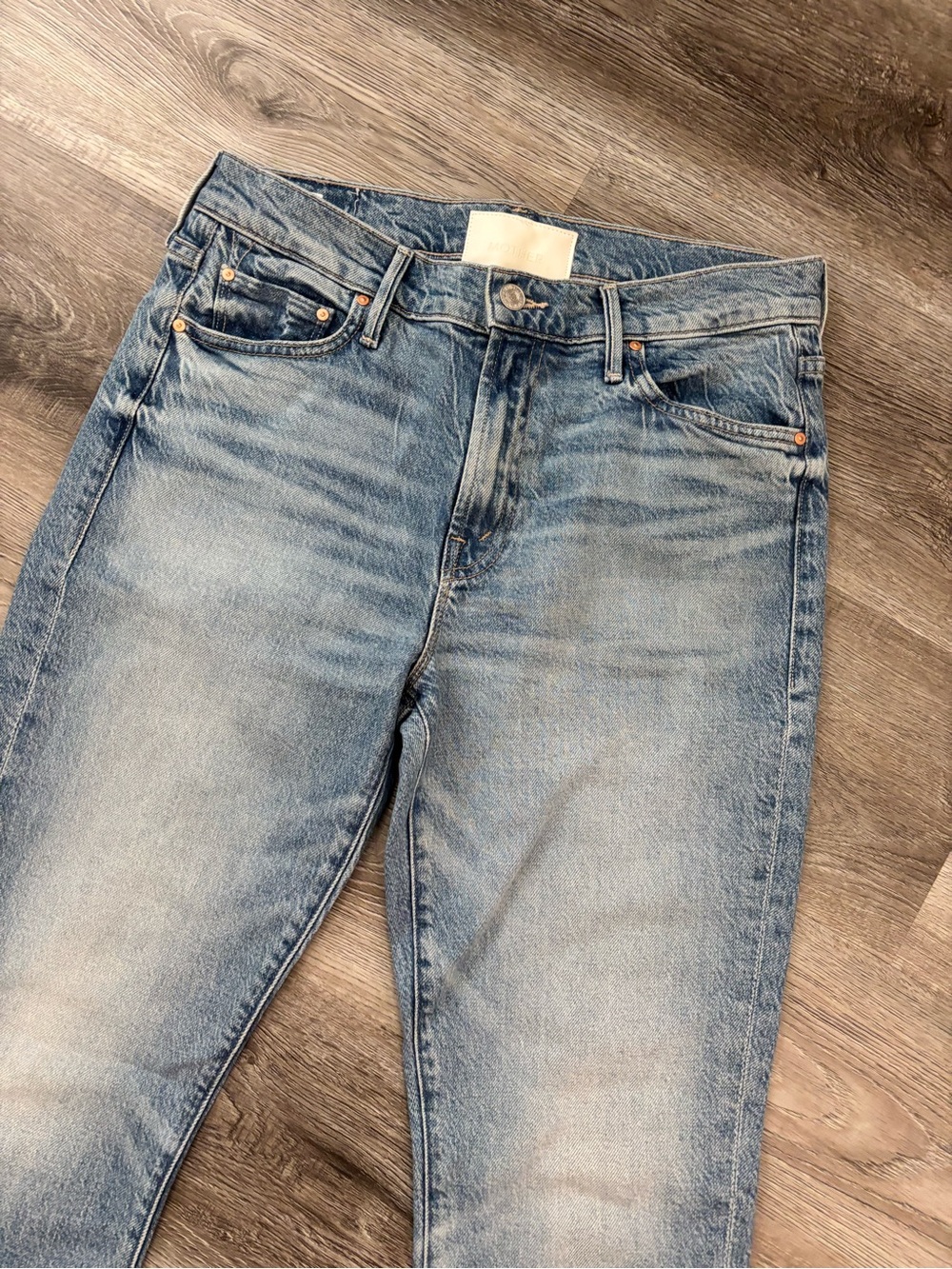 MOTHER The Outsider Flood Fray Are We There Yet size 29 Mother Superior Jeans - Picture 6 of 10